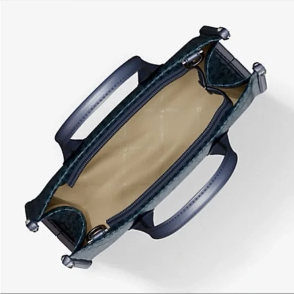 Michael Kors Small Mirella Tote Shoulder Crossbody Bag Admiral - Picture 3 of 5